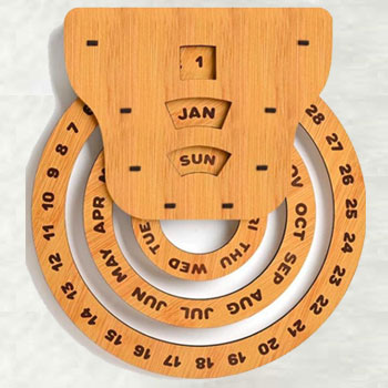 Wooden Calendar